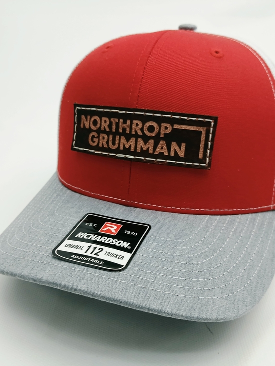 Northrop Grumman Richardson 112 Red and Gray Trucker Hat